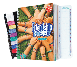 New KLUTZ Friendship Bracelets kit instruction book beads 10 floss skeins  gift