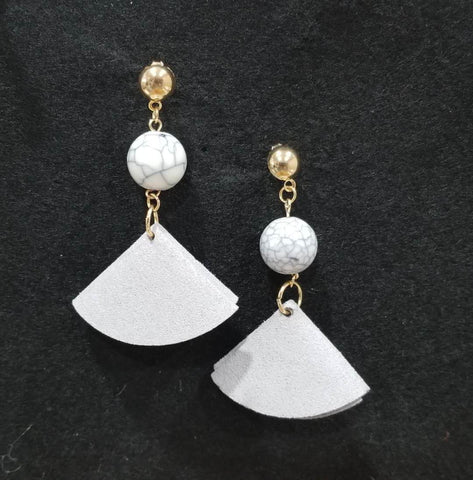 Grey Earrings A2-1