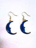 Blue Moon Pendant Earrings B2-1