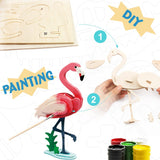 3D painting puzzle HC206 Flamingo