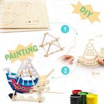 3D Painting Puzzle HC258 Swing Boat
