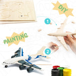 3D Painting Puzzle HC259 Civil Airplane
