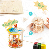 3D Painting Puzzle HC262 Carrousel