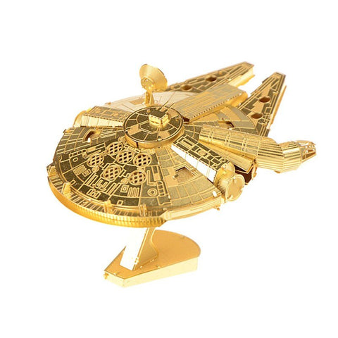 Wincent Millennium Falcon Golden 3D Metal Puzzle Model MWCT088
