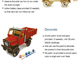 Wincent Solar Energy Series Solar Truck 3D Wood Puzzle Model