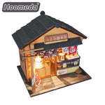 Hoomeda D035 Japanese style grocery store Doll House Diy miniature 3D Wooden Puzzle Dollhouse miniaturas Furniture House Doll