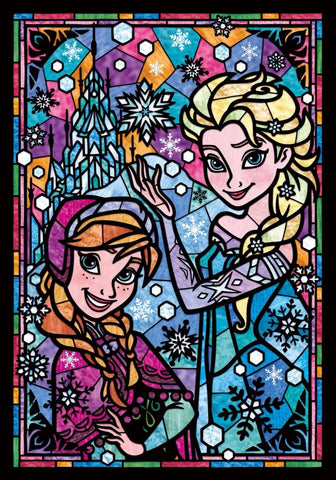5D DIY Diamond Painting STAR006(L) Elsa & Sister Diamond embroidery Cross stitch Cartoon
