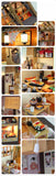Hoomeda diy doll house miniatures wooden toys 13827 Sakura sushi shop for kids gift