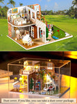 Hoomeda X002 Diy Doll House furniture toys for children miniature Dollhouse casa dolls Houses Birthday Christmas Gifts Scottish Estate