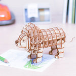 Modern 3D Wooden Puzzle-Wild Animals TG205 Lion