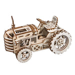 3D Puzzle Movement Assembled Wooden Tractor - LK401 NEW