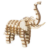 Modern 3D Wooden PUzzle-Wild Animals TG203 Elephant