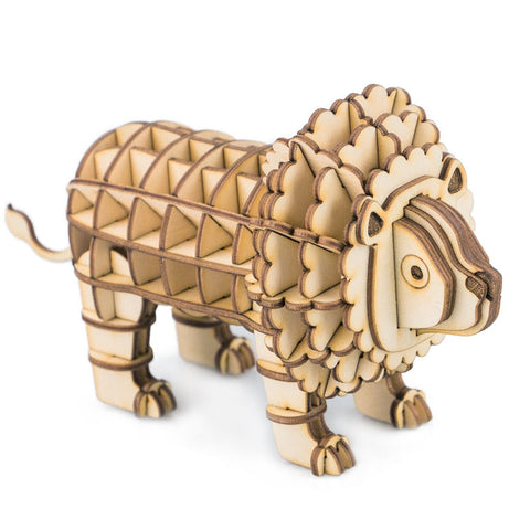 Modern 3D Wooden Puzzle-Wild Animals TG205 Lion
