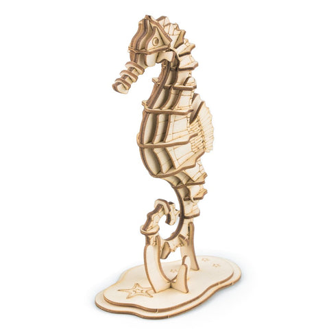 Modern 3D Wooden Puzzle-Sea animals TG271 Sea Horse