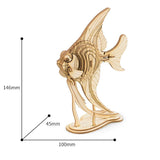 Modern 3D Wooden Puzzle-Sea animals TG273 Angel Fish