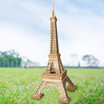 Modern 3D Wooden Puzzle-Non Animals TG501 Eiffel Tower
