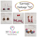 5 Pairs of Stylish Earrings D1