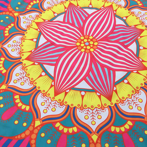 Round Printing Hippie Tapestry Beach Picnic Throw Yoga Mat Towel Blanket